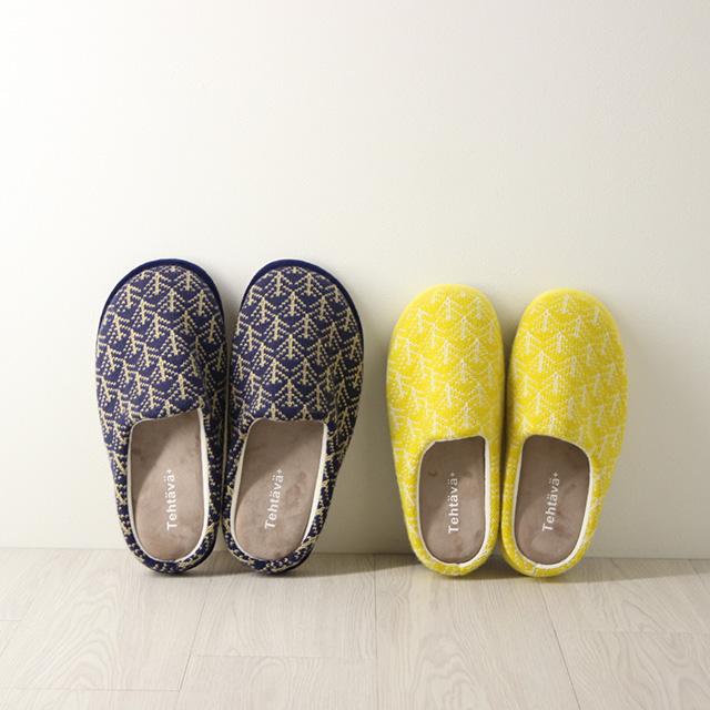 BISQUE Tehtava テスタバ ルームシューズM＆L 2足セット(スリッパ