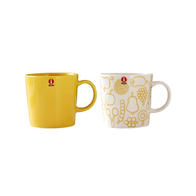 iittala（イッタラ） ティーマ＆フルッタ マグ 0.3L 2個セット