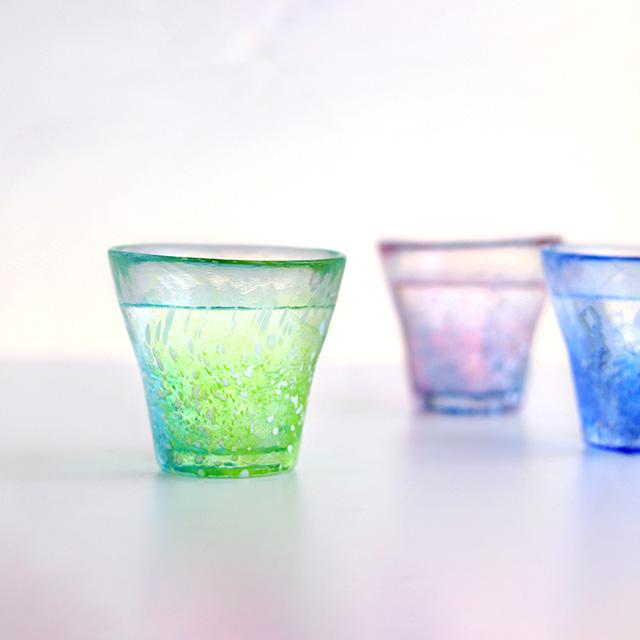 TOMICRAFT 江戸硝子 えどふぇありー フリーカップ 2個セット(ガラス