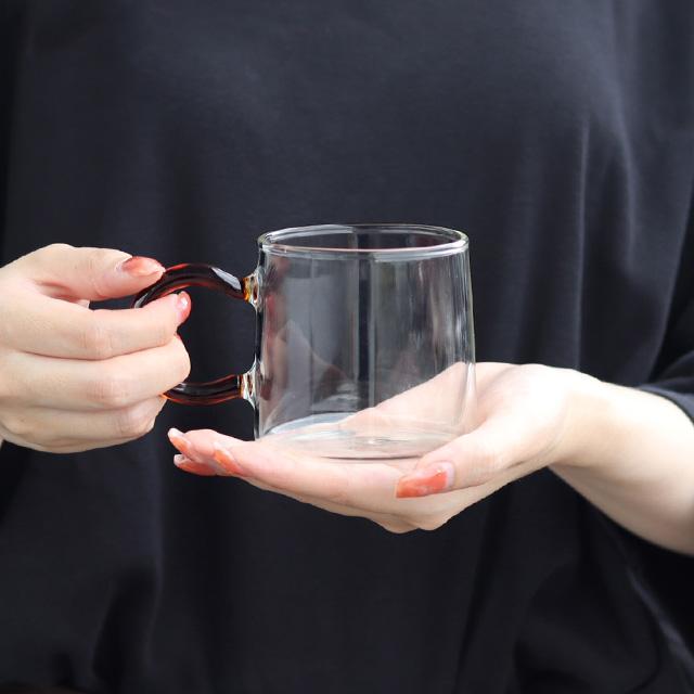 SKON スコン グラスマグ リング＆プレートセット(カップ ソーサー ペア