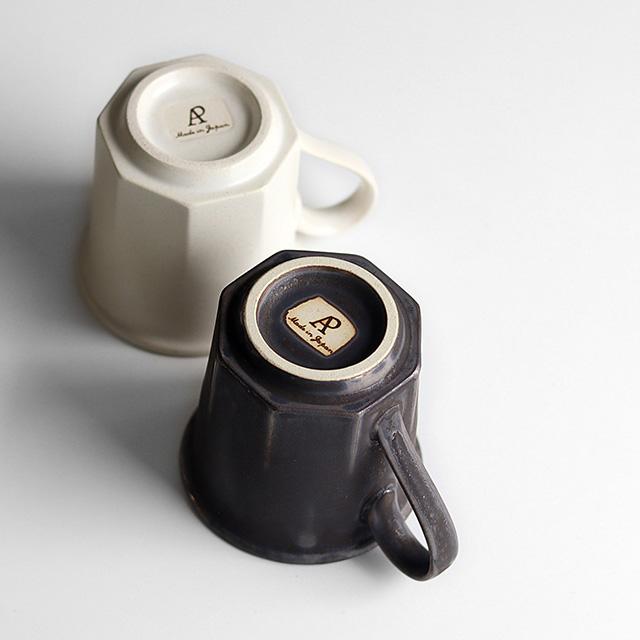 ANCIENT POTTERY Octagonal Mug cup 2個セット(マグカップ ペア 2人