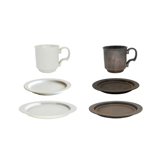 CHIPS ANCIENT POTTERY Mug cup＆Plate S＆Lセット(結婚祝い