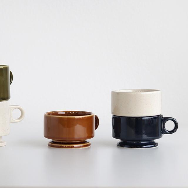 CHIPS Smith 脚付き スタッキング スープマグ 2個セット(スープマグ