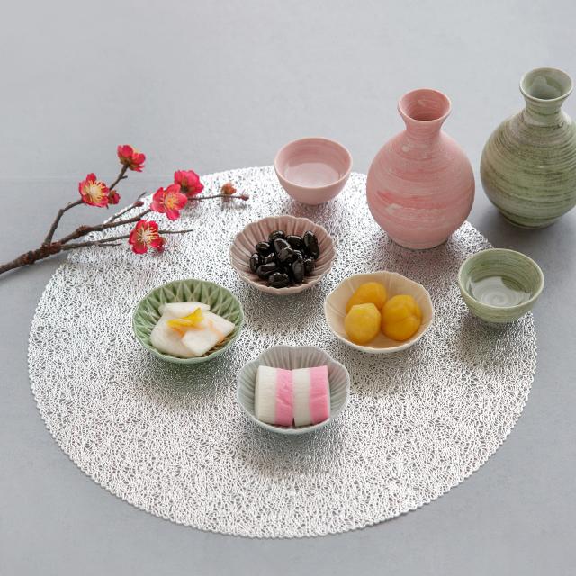 CDF etendue 花音 豆鉢 4枚セット(豆皿 セット おしゃれ 白 食器セット