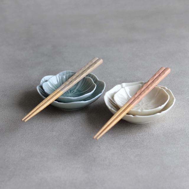 CDF etendue 花音 豆鉢＆小鉢＋芽衣 箸 各2点セット(食器セット 2人用