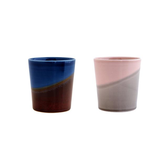 BISQUE CDF etendue キーポ 二重構造フリーカップ ネイビー＆ピンク 2