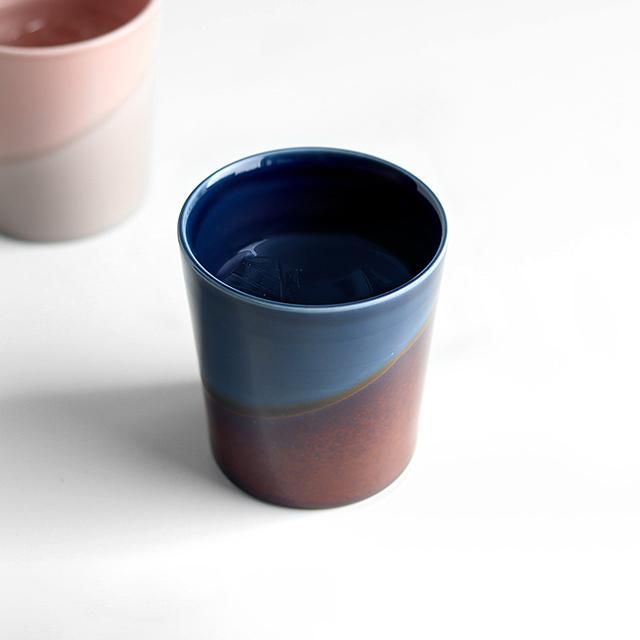 BISQUE CDF etendue キーポ 二重構造フリーカップ ネイビー＆ピンク 2