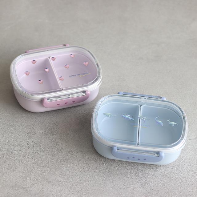 apres les cours いちご・恐竜柄 ランチボックス＆カトラリー＆コップ