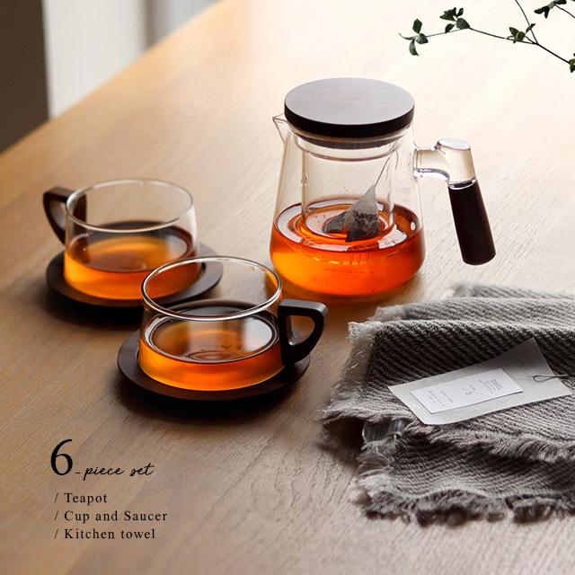 a.depeche noon アデペシュ ヌーン ティーポット シェイプ＆カップ