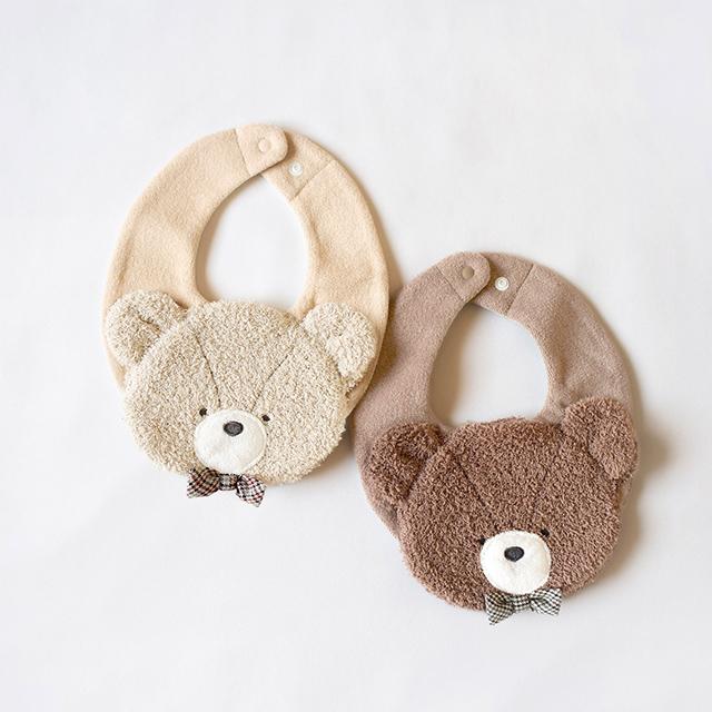 mocmof（モクモフ） テディベアお着替えかんたんロンパース＆スタイ