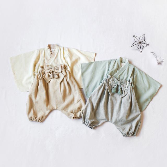 mocmof（モクモフ） おめかし袴セット plain＆かぶれる ベビー兜セット