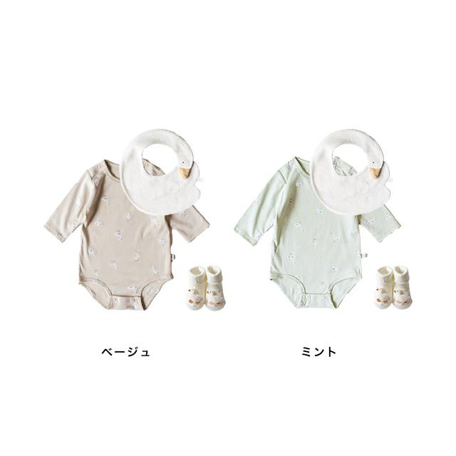 GUCCI 3点セット　ベビー服 ボディスーツ 帽子 スタイセット　よだれかけ GUCCI(グッチ) よだれかけ・スタイ・ビブ(ベビー・キッズ) - ブランド