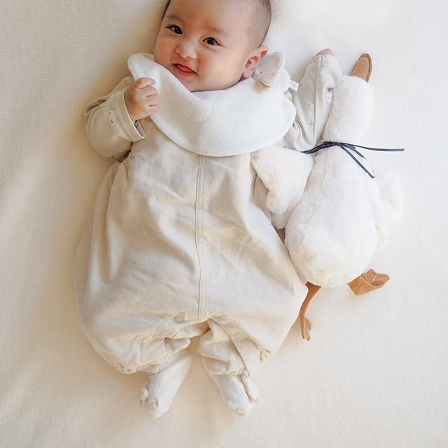 mocmof（モクモフ） あひるボディスーツ＆スタイ＆ベビーソックス