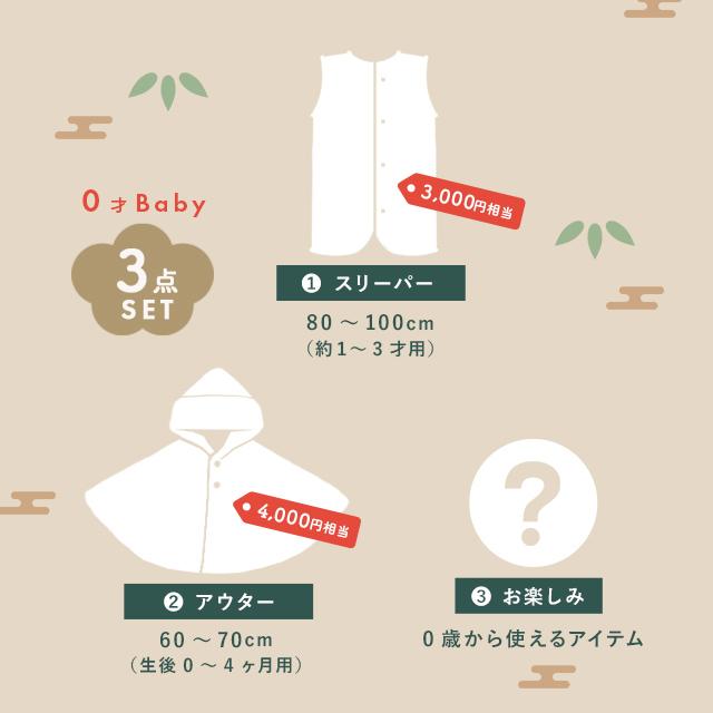 2026 福袋 0才ベビー 3点セット(ベビー 赤ちゃん 男の子 女の子 人気 