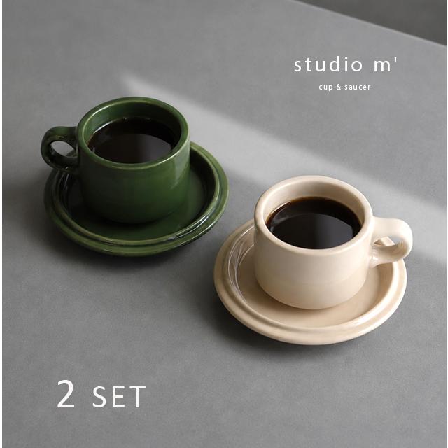 studio m'（スタジオエム） studio m' グッドオル カップ＆ソーサー 2