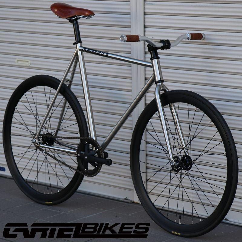 ピストバイク カスタム 完成車 Cartel Bikes Avenuelo Chrome ライザー ハンドル Pistbike カーテルバイク アベニューロー クローム 自転車 ブランド Avenuelo Riser Brooks Custom ピストバイクショップfavus 通販 Yahoo ショッピング