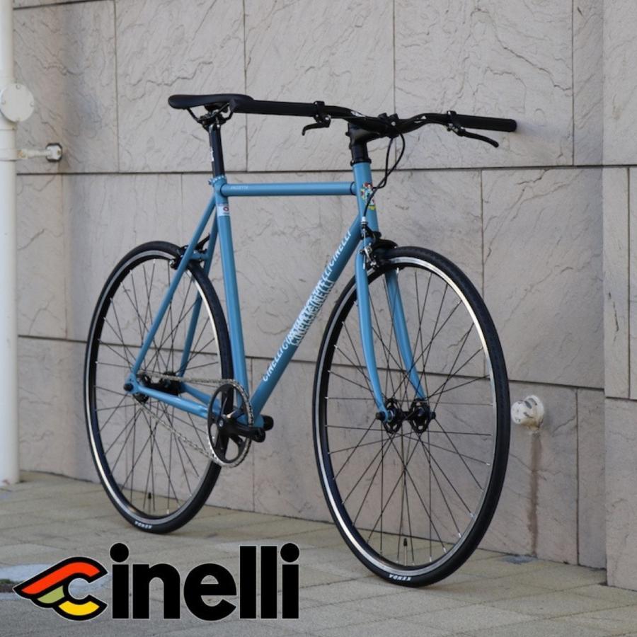 ピストバイク 完成車 チネリ ガゼッタ ベルイエロー Bell ガゼッタ モデル Cinelli Gazzetta フレーム Bell Yellow イエロー 黄色 クロモリ 軽量 街乗り 通勤通学 おしゃれ 完成品