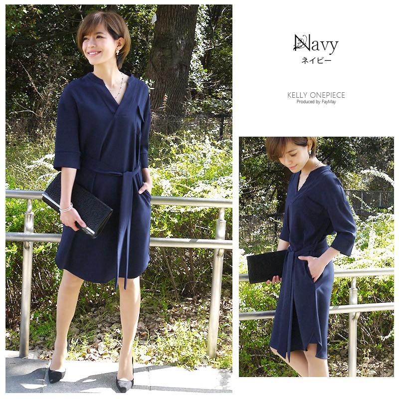 シャツワンピース 結婚式 通勤 春 ワンピース オフィスカジュアル 同窓会 服装 きれいめ 大きいサイズ 七分袖 大人 ぽっちゃり 30代 40代50代 60代 ママ 1565 ワンピースのfaymay 通販 Yahoo ショッピング