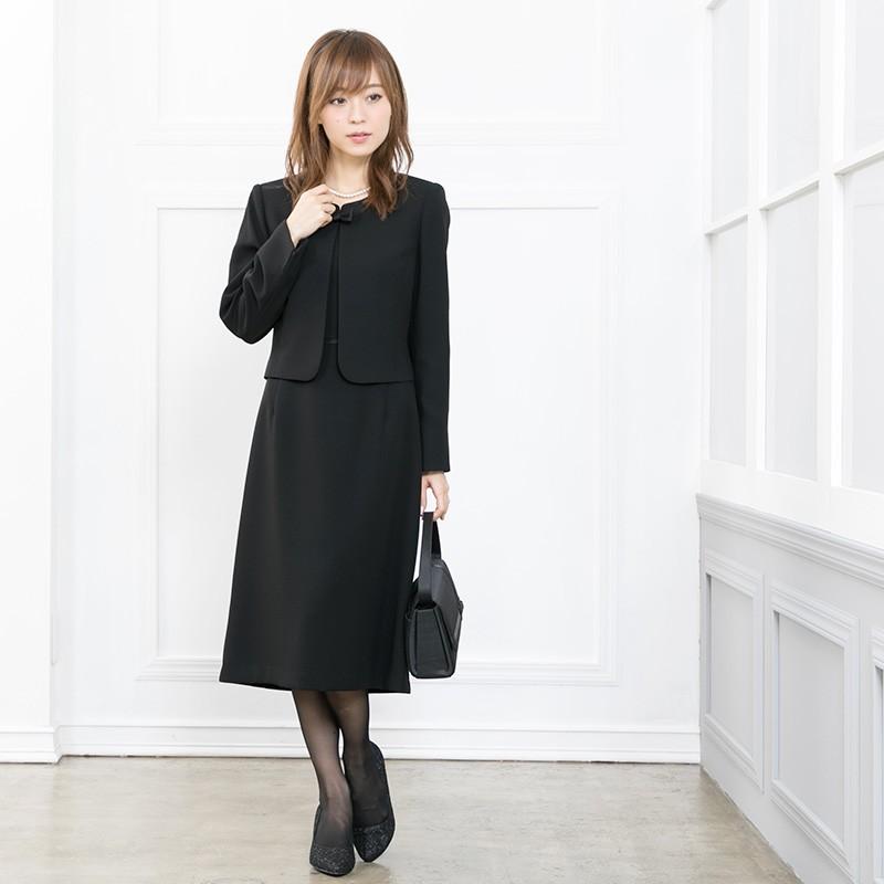 喪服 レディース ブラックフォーマル 冠婚葬祭 アンサンブル ワンピース 葬式 お通夜 法事 法要 2点セット セレモニー 礼服 春 夏 30代40 代50代 Fo010 ワンピースのfaymay 通販 Yahoo ショッピング