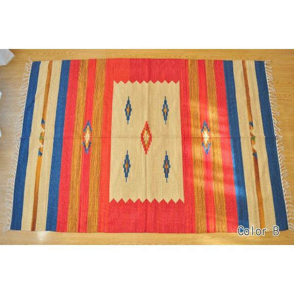 ラグ コットンキリム ラグマット 140×200cm前後 キッチンマット ラグ コットンキリム ラグマット 140×200cm前後 キッチンマット