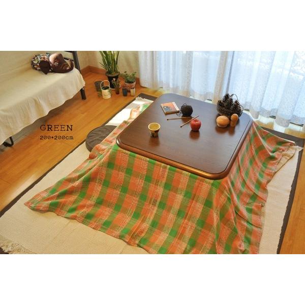こたつカバー こたつ布団カバー 上掛け マルチカバー KIMONOチェック
