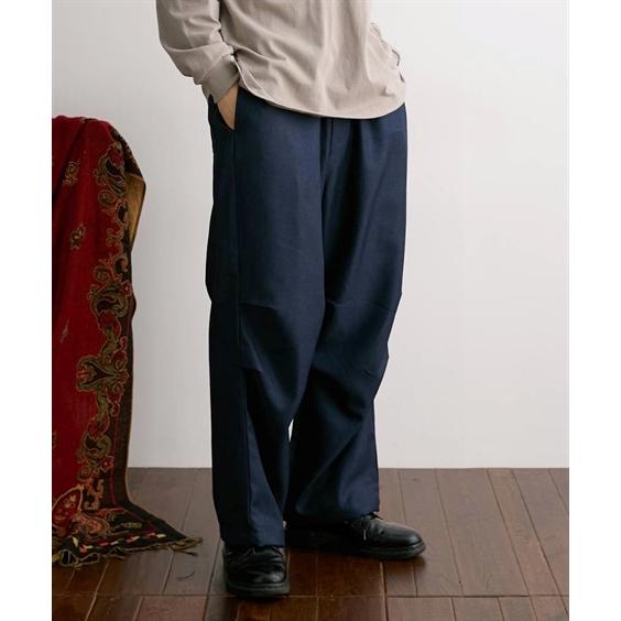 ニッセン（nissen） パンツ ツイル パラシュートパンツ M-LL メンズ