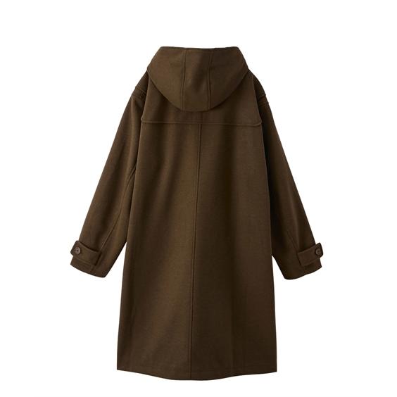 ニッセン（nissen） アウター ダッフルコート フェイクウール オーバー