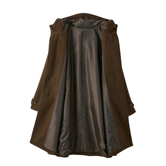 ニッセン（nissen） アウター ダッフルコート フェイクウール オーバー