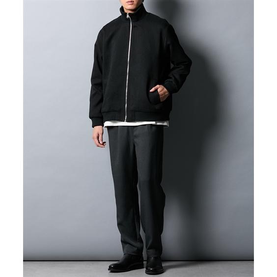 ニッセン（nissen） アウター ツイード オーバーサイズ スタンドリブ