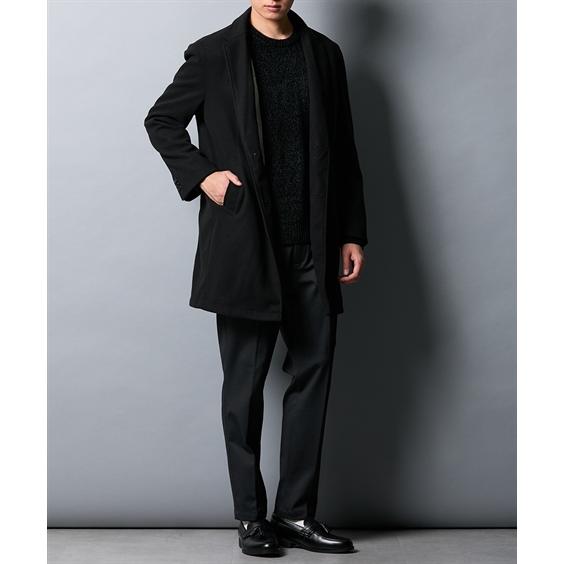 ニッセン（nissen） アウター チェスターコート メルトン シングル M