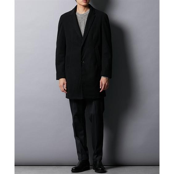 ニッセン（nissen） アウター チェスターコート メルトン シングル M