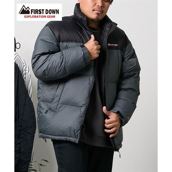FIRST DOWN EXPLORATION GEAR アウター ダウンジャケット スタンド