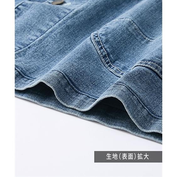 Hanes（ヘインズ） アウター デニム ストレッチ素材 カバーオール 3L