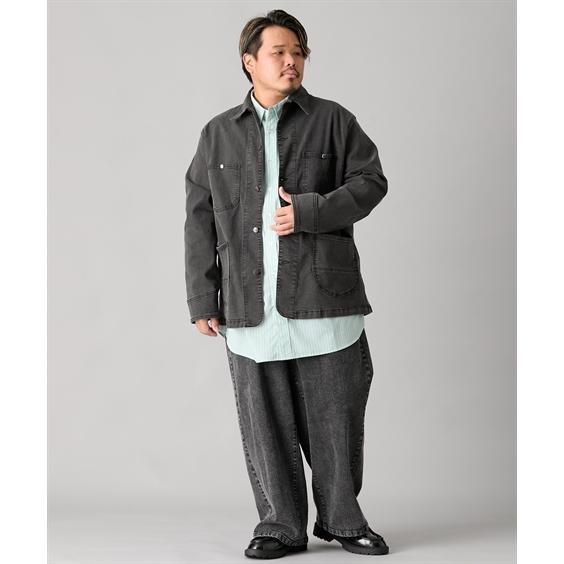 Hanes（ヘインズ） アウター デニム ストレッチ素材 カバーオール 3L