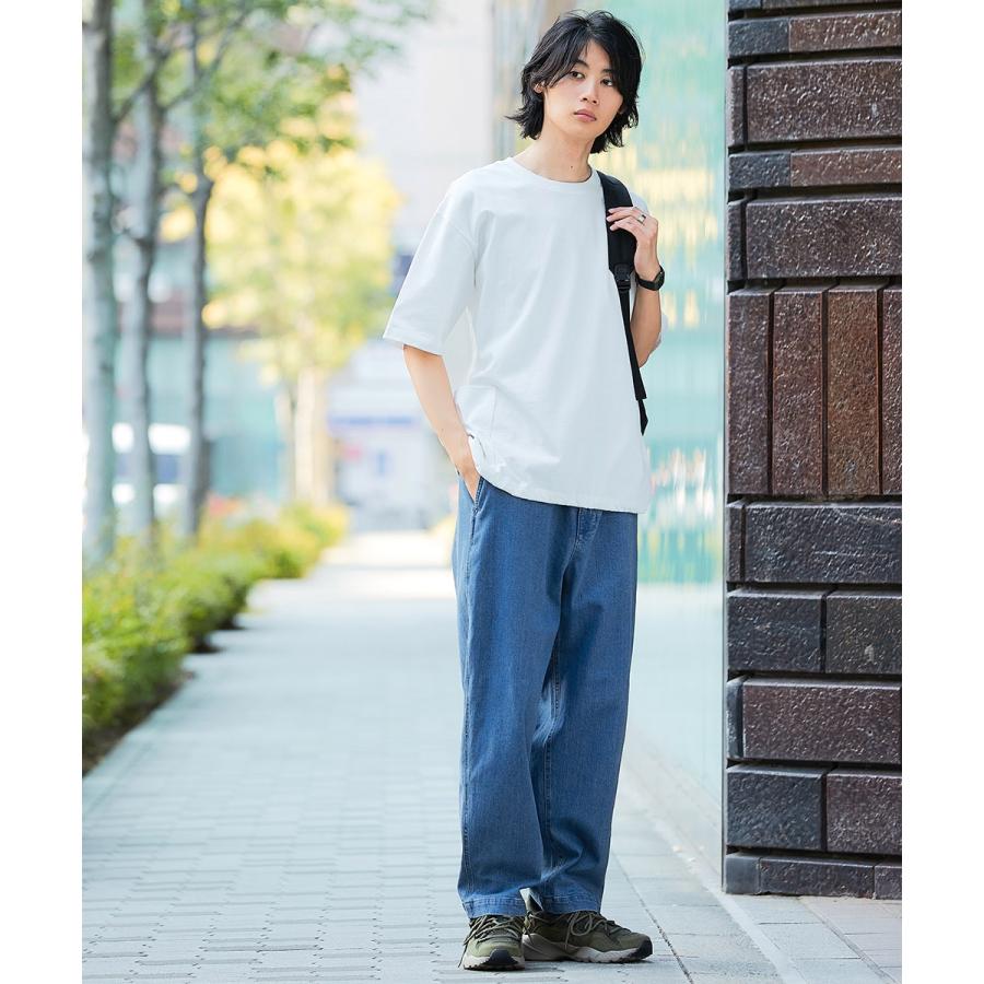 ニッセン（nissen） Tシャツ 半袖 綿100% オーバーサイズ 裾ドロー