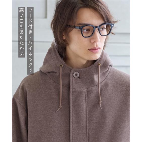 ニッセン（nissen） アウター コート ニットメルトン フード付 3L-10L