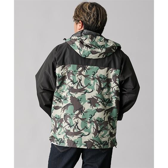 FIRST DOWN EXPLORATION GEAR アウター ジャケット 裏メッシュ フード