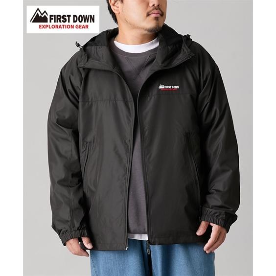 FIRST DOWN EXPLORATION GEAR アウター ジャケット 裏メッシュ フード