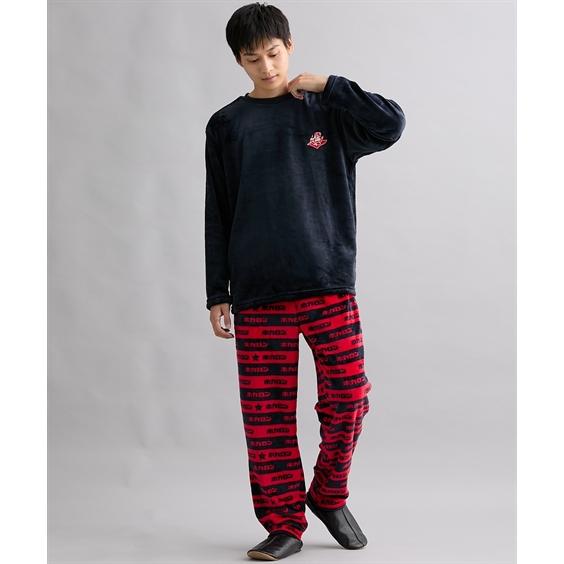 ホカロン ルームウェア ミンクフリース ルームウェア上下セット M-LL