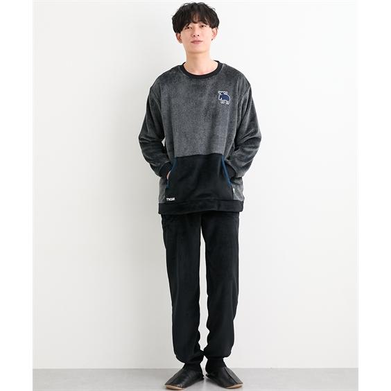 moz（モズ） ルームウェア ミンクフリース クルーネック ルームウェア