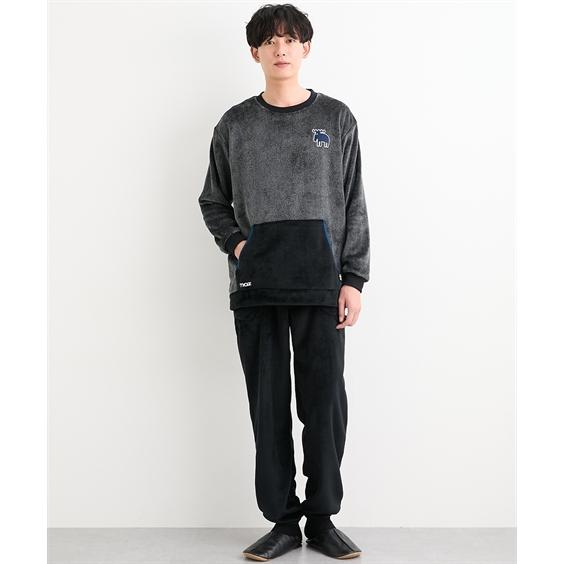 moz（モズ） ルームウェア ミンクフリース クルーネック ルームウェア