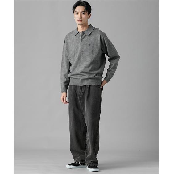 U.S. POLO ASSN.（ユーエスポロアッスン） ポロシャツ 長袖 ニット
