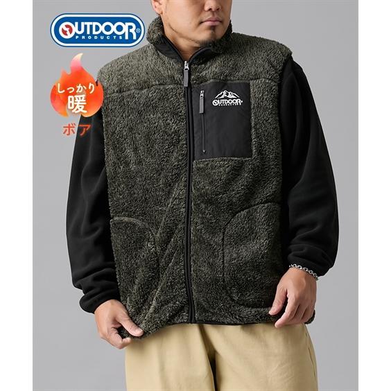 OUTDOOR フリースベスト ユニセックス OUTDOOR フリースベスト ユニセックス