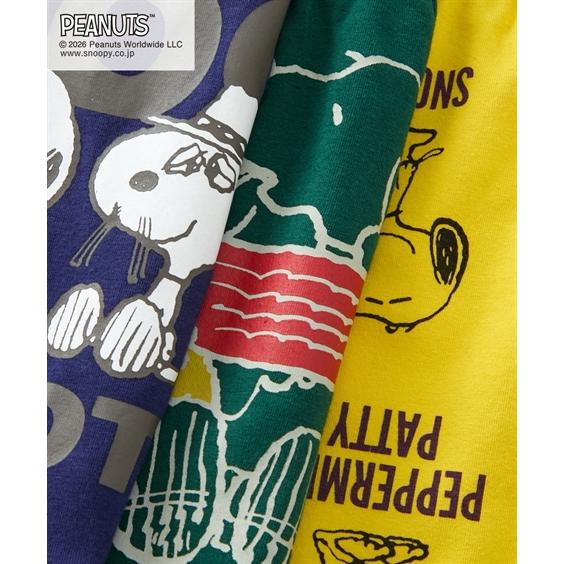 SNOOPY（スヌーピー） ボクサーパンツ 綿混 ストレッチ 前閉じ 3枚組 M