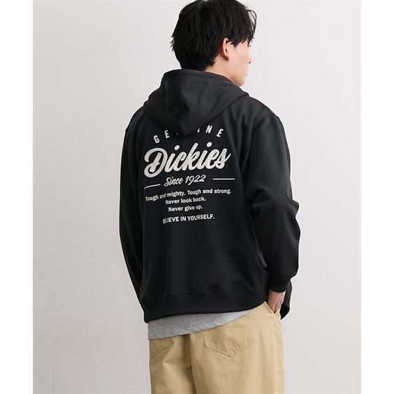 Dickies（ディッキーズ） プリントパーカー フルジップ 裏毛 バック