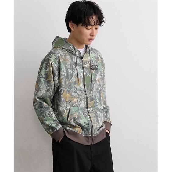 Dickies（ディッキーズ） プリントパーカー フルジップ 裏毛 バック