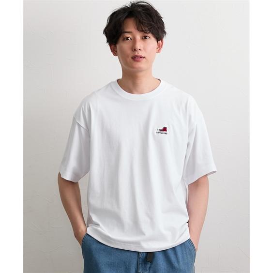 CONVERSE（コンバース） Tシャツ 半袖 COOLMAX 天竺 OPシューズ刺繍
