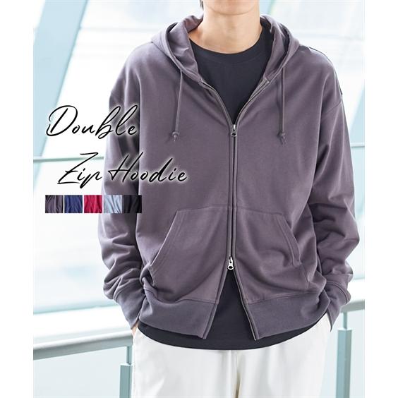 M*A様 ポーカーズ　NIKE 00sジップパーカー　11747391 Lサイズ ニッセン（nissen） トップス パーカー オーバーサイズ ダブルジップ