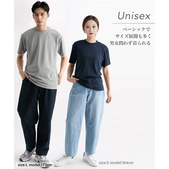 ニッセン Tシャツ 半袖 吸汗速乾 UVカット 裏面メッシュ クルー