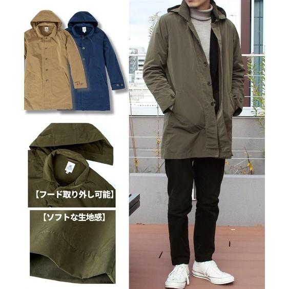 アウター スプリングコート メンズ M L Ll ソフトタッチ素材フード取り外し可能スプリングコート 微起毛のソフトタッチの生地を使用 送料無料 Zzy4c19d0452 Style Gear By ニッセン 通販 Yahoo ショッピング